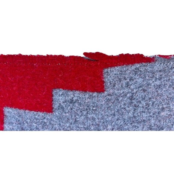 Pendleton Hidatsa Earth Pattern Blanket Remnants Am Indian College Fund 66.5x 63 - Picture 13 of 15